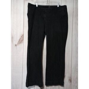 Jones‎ Wear Studio Jeans Ladies 20W Straight Leg Black